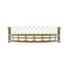 OctoRose Metal Wall Teester Bed Crown Canopy - Antique Style