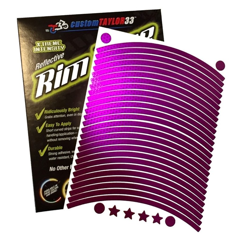 customTAYLOR33 New Special Edition Purple High Intensity Grade Reflective Copyrighted