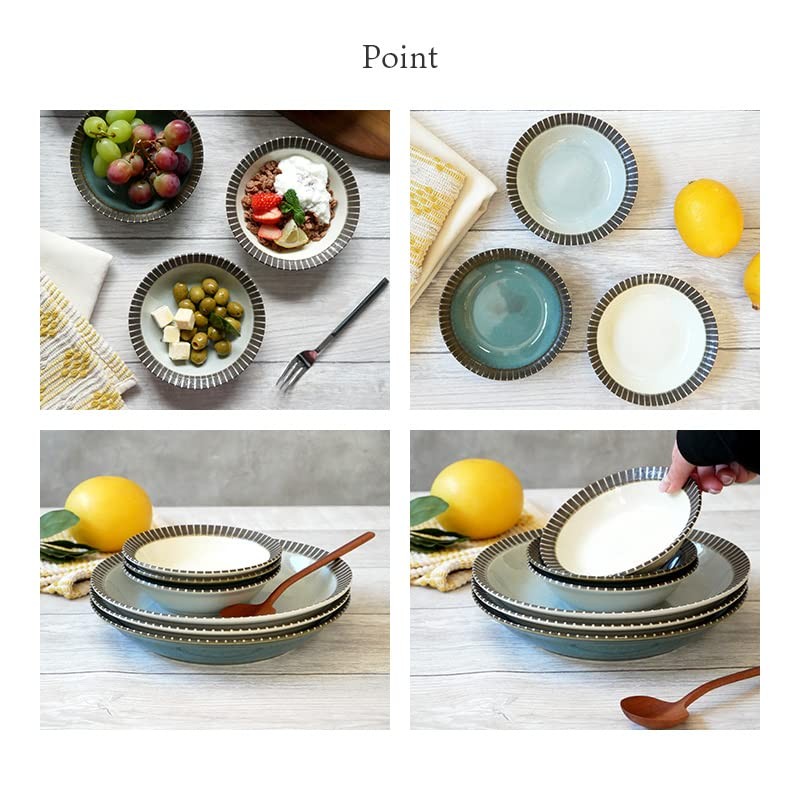 East Table Bowl, 5.3 inches (13.5 cm), Rim Tokusa LARLE