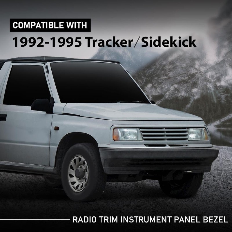 G-PLUS Dash Radio AC Bezel Panel Trim, Compatible with Geo