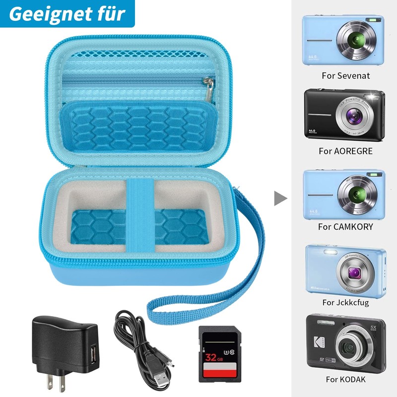Digital Camera Bag for VOXPAN Digital Camera for Beginners, 8X