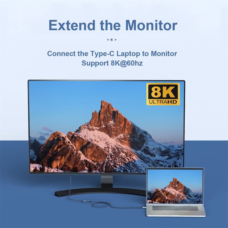 cablecc 40Gbps USB4 Extension Cable Male to Female with 100W