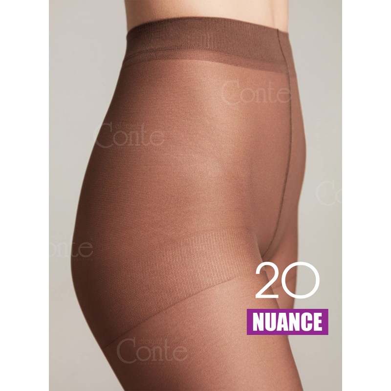Conte elegant Matte Women's Tights with Silk Effect - NUANCE