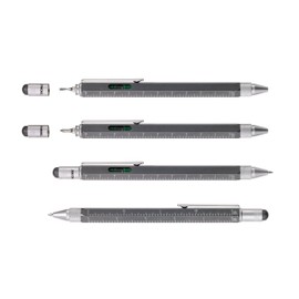 Troika Construction Ballpoint Pen - Metallic Anthracite