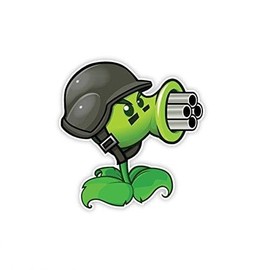 Plants vs. Zombies Wall Decals: Gat (54 in x 54 in)
