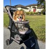 ROODO Escort 3 Wheel Dog Cat Pet Stroller for Small/Medium