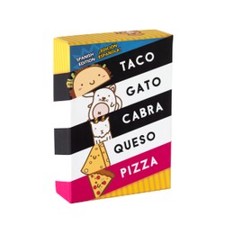 Dolphin Hat Games Taco Cat Goat Cheese Pizza - Edición española! ¡Taco Gato Cabra Queso Pizza - Edición Española! A Partir de 8 años, 10-15 Minutos, Tiempo de Juego, 2-8 Jugadores