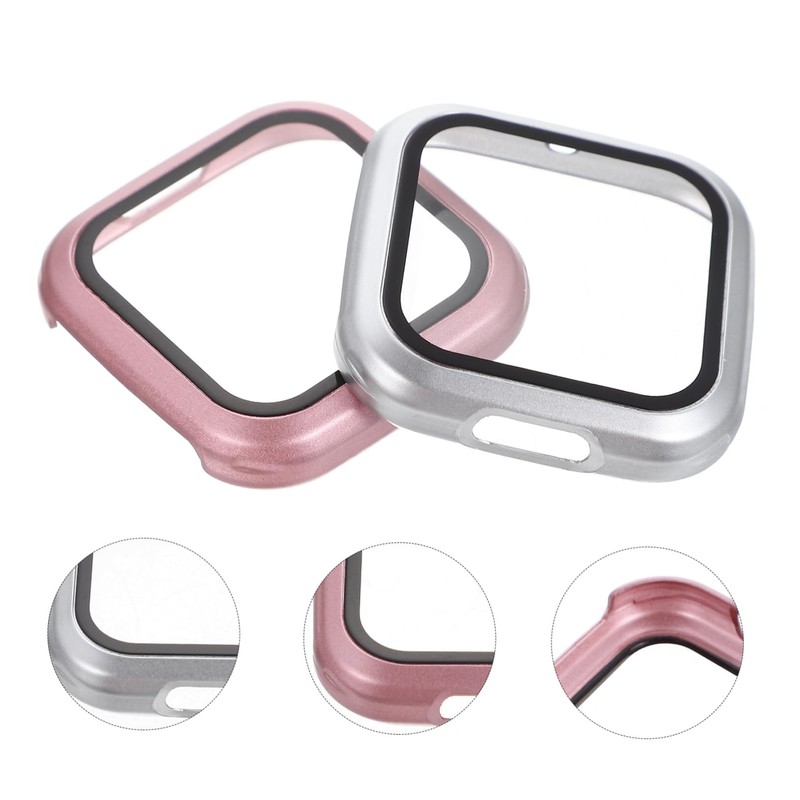 jojofuny 3sets Watch Screen Protector Anti-Scratch Smartwatch Shell Full Access