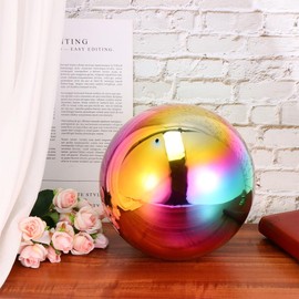 POPETPOP Grade 201 Stainless Steel Highly Polished Round Colourful Hollow Metal Balls