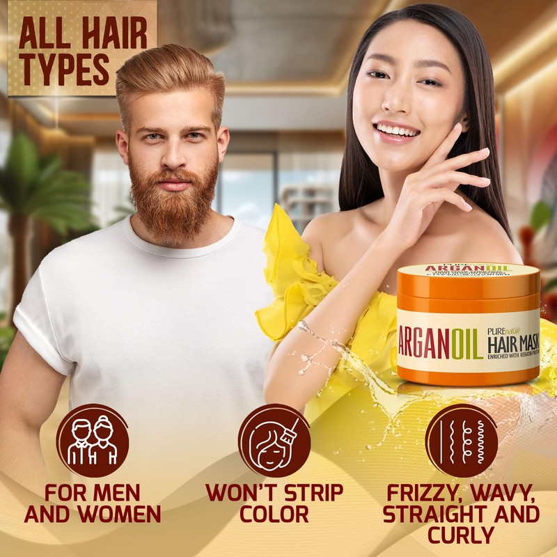 Moroccan Argan Oil Intense Hair Mask - Hydrating Technology for