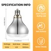 REPTITRIP 160W Reptile Heat Lamp, Full Spectrum UVA UVB Sun