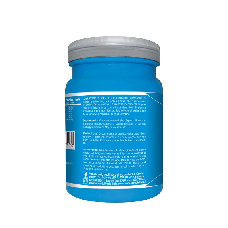 Creatine Super - Integratore Di Creatina Potenziata Con Taurina -