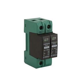 Dispositivo De Protección Contra Sobretensiones CC 2P Tipo 2, 600 V CC, Entrada 20 KA, Imax 40 KA, Protector Contra Sobretensiones En Carril DIN De 35 Mm