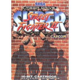 Sega Genesis Classic - Super Street Fighter II Video Game Cover Poster 11x15