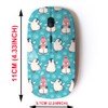 CJCBROES 2.4G Wireless Mouse with Cute Pattern Design for All