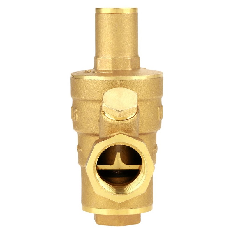 DN15 Pressure Reducing Valve Brass Adjustable Water Pressure Regulator Reducer