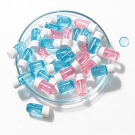 zdiwond Portable Cleansing Oil Mini Travel Face Eye Makeup Remover 40 Bottles, Natural Deep Cleanser Facial Double Control Cleansing Oil, Gentle Skincare for All Skin Types (Rose+Camellia,40)