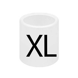 SSWBasics Hi-Rise Hanger Markers - Extra Large- Pack of 50- Tags for Clothes Size Divider