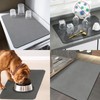 2PCS Draining Board Mats, Kitchen Super Absorbent Draining Mat, Folding