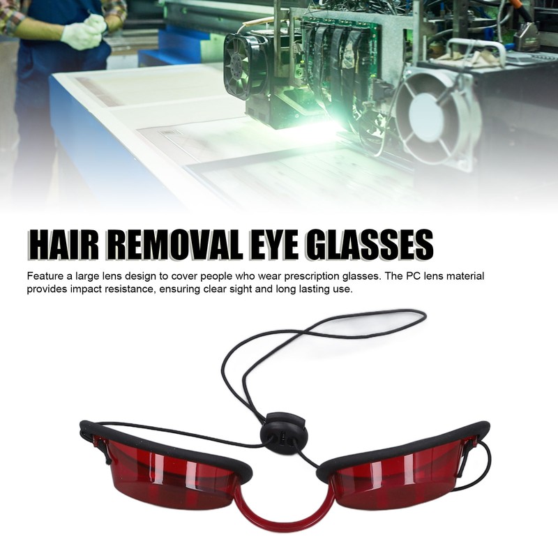 532nm Light Protection Cosmetology Eye Protector Beauty Salon Hair Removal
