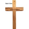 Logos Trading Post Holy Land, Jerusalem, Olive Wood Wall Cross