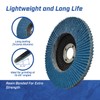 Faithfull FAIFD11580Z3 115mm Flap Disc Zirconium Set - 80 Grit,
