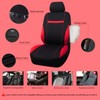 CAR-GRAND Universal Fit Sporty Cloth Full Set Car Seat Covers,