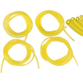4 Sizes Strimmer Fuel Pipe, Universal Strimmer Parts Fuel Line Hose Tube, for Outdoor Chainsaws, Lawn Mowers, Water Pumps and Small Engines, Yellow