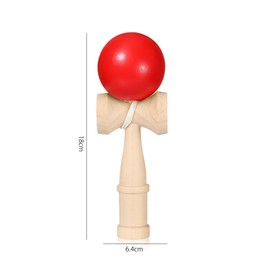 Kendama Street Kendama, Freestyle, Kendama, Skills, Increases Success Rate, Wooden Toys, Kendama, Great Gift (Red)