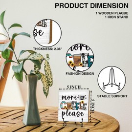 Coffee Bar Decor Signs Coffee Table Decor, Coffee Station Accessories Coffee Lover Gift, Coffee Themed Gifts Wood Desk Decor (H29)