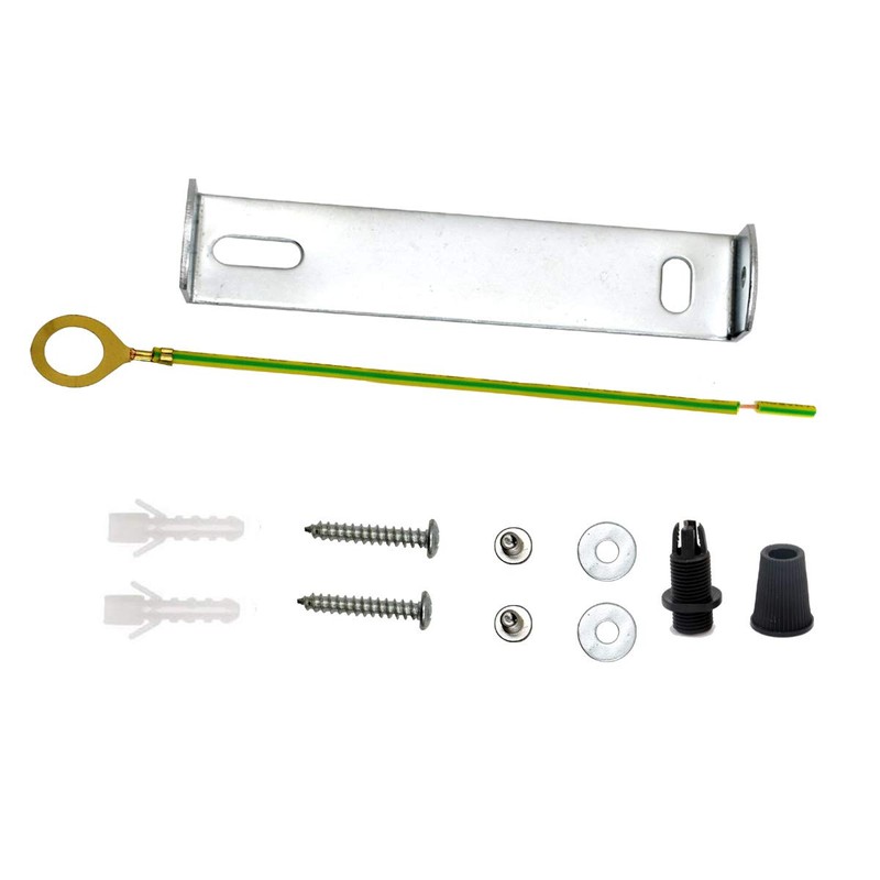 LEDSone 95mm Light Fixture Mounting Bracket, Ceiling Steel Light Plate,