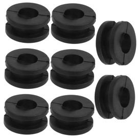 STOBAZA 10pcs Rubber Gasket Accessories Motorbike Rubber Grommets Caps Motorcycle Rubber Parts Motorcycle Rubber Grommets Motorcycle Grommet Replacement Rubber Cable Grommet Black