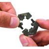 Steelman 7/16-20 SAE Split Die Thread Chaser, Indexing Pins, Steel,