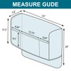 Turquoize 2 Pack Waterproof Armrest Covers for Chairs and Sofas