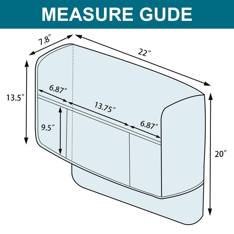 Turquoize 2 Pack Waterproof Armrest Covers for Chairs and Sofas
