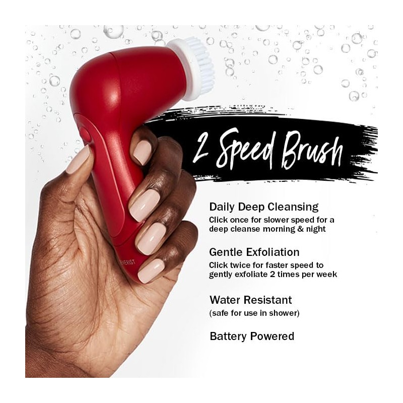 Facial Cleansing Brush by Olay Regenerist, Face Exfoliator with 2