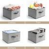 EITMOW 11 inch Storage Baskets, Woven Fabric Bins, Storage Cubes