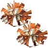 Artec Hands-Free Cheer Pom-Poms Orange Silver 3256 Sports Day Pom-Pom