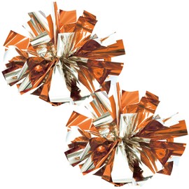 Artec Hands-Free Cheer Pom-Poms Orange Silver 3256 Sports Day Pom-Pom Dance Cheerleader Cheer Glitter Support Support Team Playtime Recital