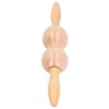 Wooden Meridian Massager Roll Stick Back Waist Neck Shoulder Spine