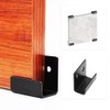 U Bracket Stainless Steel Mounting Brackets 1.6" x 1.3" Wall