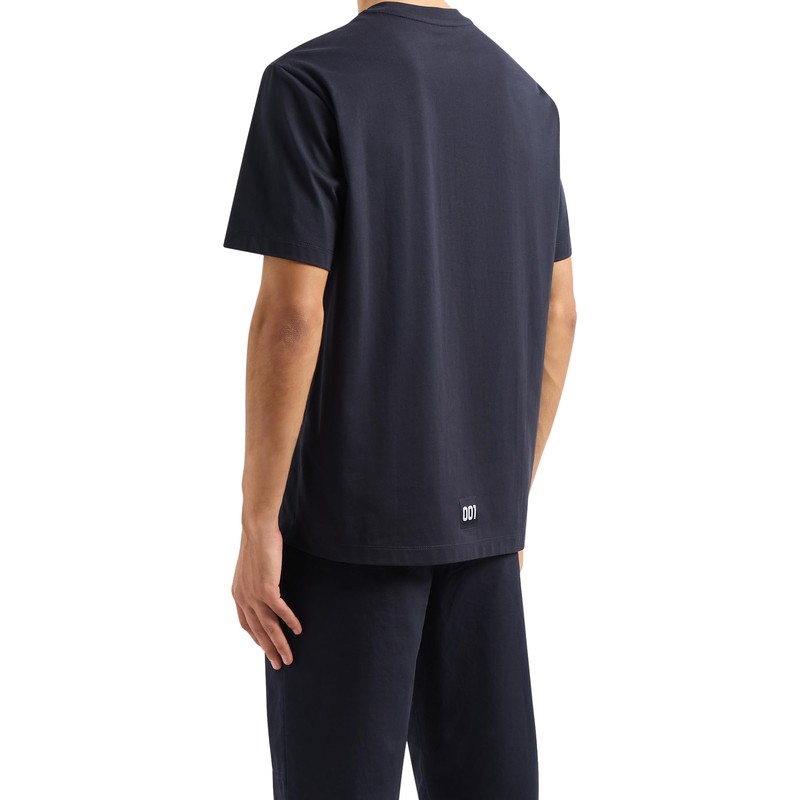 Armani Exchange Men's Big Embroidered Logo, Regular Fit, Blue, XXL