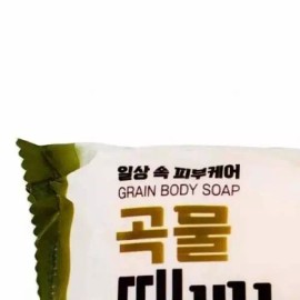 곡물 성분 각질 제거 때밀이 전용 고체 비누 목욕탕 사우나 클렌징 150g Grain Ingredient Exfoliating Body Wash Solid Soap for Bath Sauna Cleansing 150g
