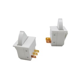 2Pcs Refrigerator Door Light Switch 3Pin Momentary Fridge 1NC 1NO AC 250V 2.5A