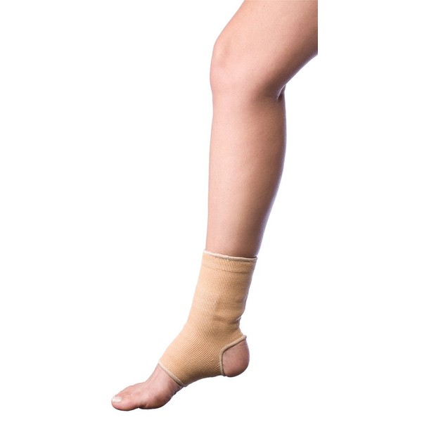 Body Sport Slip On Ankle Compression Sleeve, Large