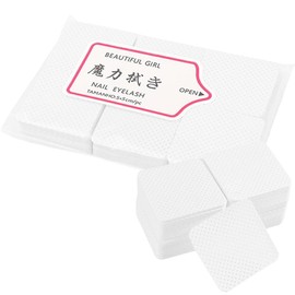 DDC Nail Wipe, Non-woven Fabric Nail Cotton, Non-pilling, Uncured Gel Wipe, Oil Removal, Cleaning, Portable, Approx. 1.9 x 1.9 inches (4.8 x 4.8 cm) (White, 300 Sheets x 1)
