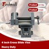 findmall 4 Inch Cross Slide Drill Press Heavy Duty Benchtop