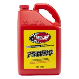 Red Line 57905 75W90 GL-5 Synthetic Gear Oil for Hypoid Limited Slip Differentials - 1 Gallon