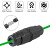 5Pcs Waterproof Cable Connector 3 Pin Wire Connector 3 Way