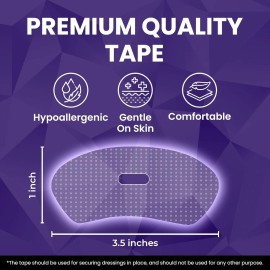 Patch4u Hypoallergenic Skin   Tape, Latex-Free, Comfortable, Gentle on Skin - 60 ct. New